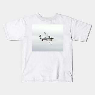 WW II B-25 Mitchell Bomber in Color Kids T-Shirt